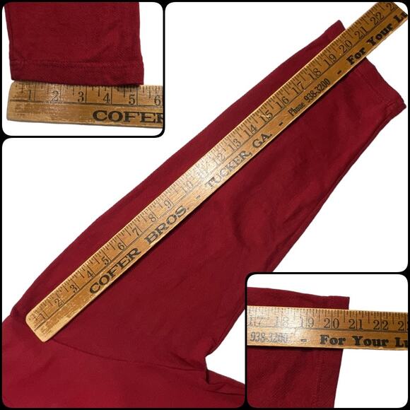 Vintage Country Wear Lonnie G. Star Red 2 Piece Maxi Dress & Vest Set Size Large - Picture 11 of 14